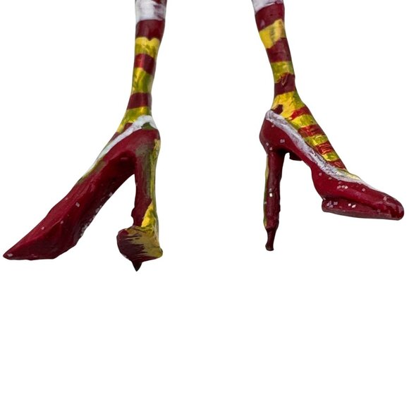 Dept 56 Patience Brewster Krinkles Christmas Elf High Heel Shoe Ornaments Resin - Picture 11 of 13